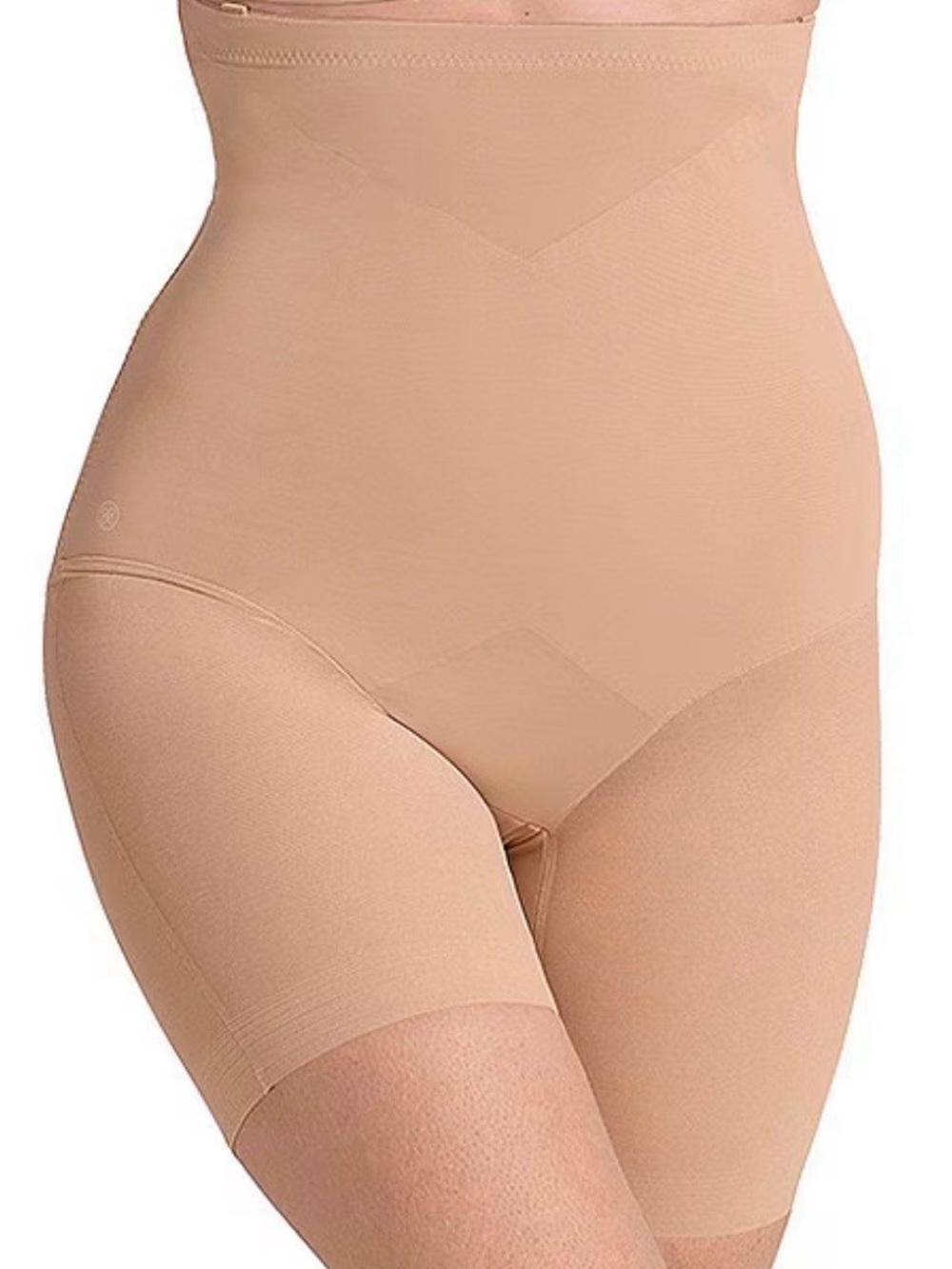 Honeylove SuperPower High Waisted Sculpt Shorts Sand Size Small NWT Shapewear